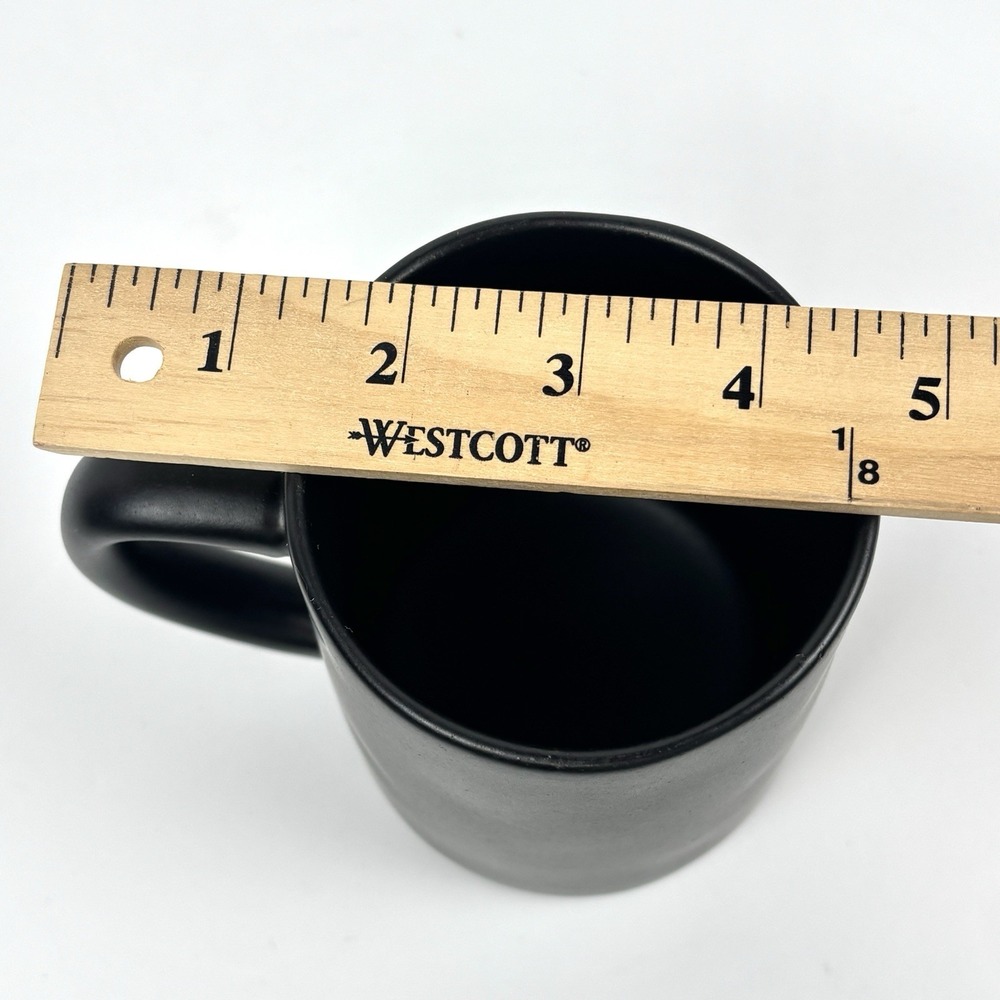 Hearth and Hand with Magnolia Matte Black Stoneware Coffee Tea Mug Farmhouse - Picture 8 of 8